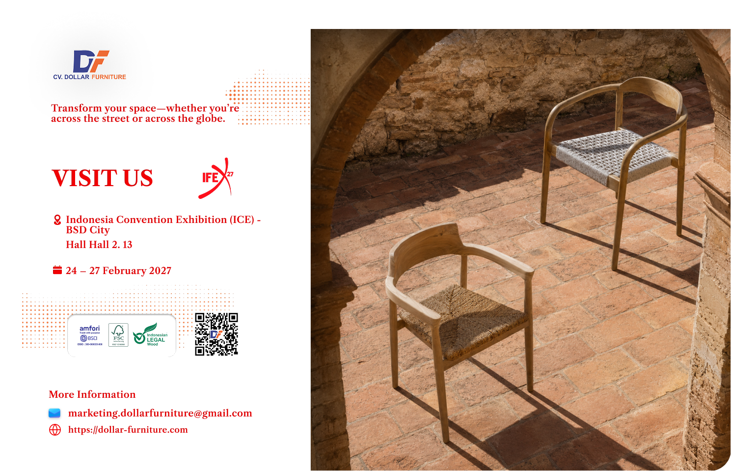 Dollar Furniture to Exhibit at IFEX 2027